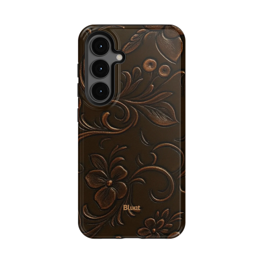 Tooled Leather Samsung Case