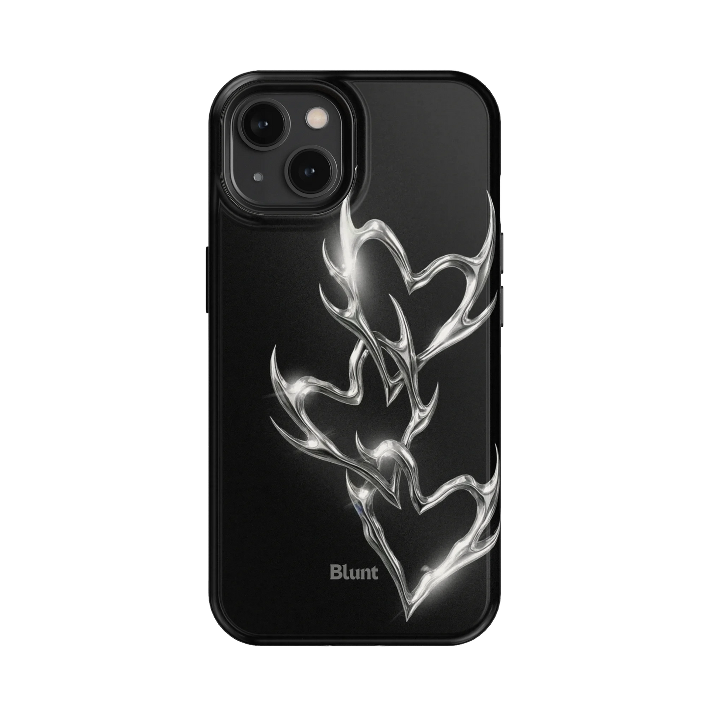 Chrome Flame iPhone Case