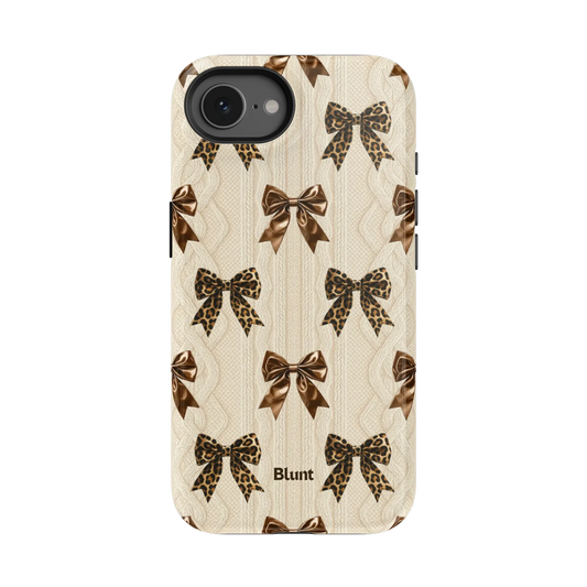 Cheetah Knit iPhone Case