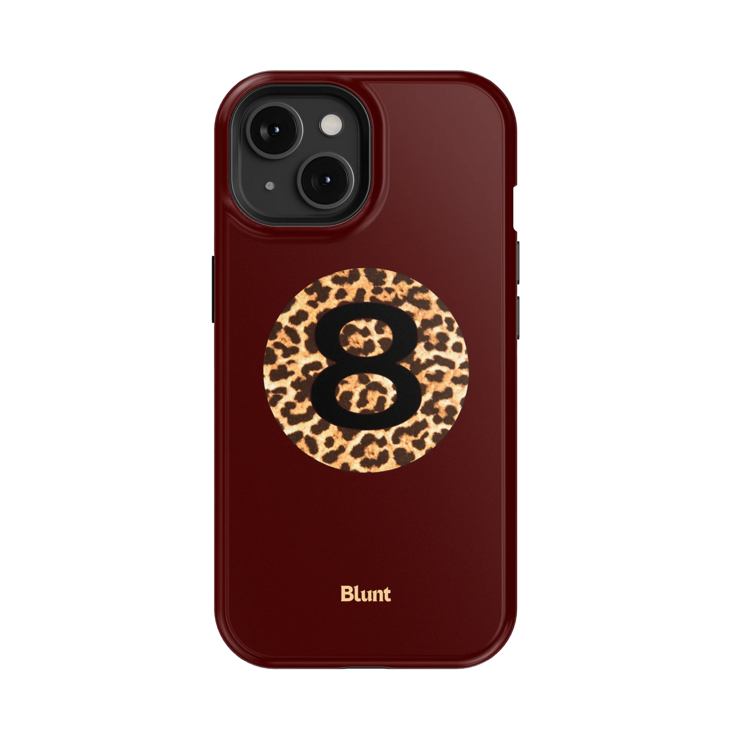 Burgundy Magic 8 iPhone Case