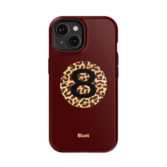 Burgundy Magic 8 iPhone Case