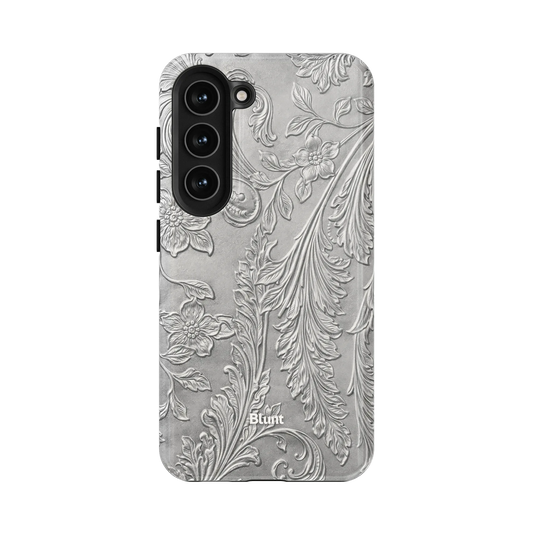 Tooled Silver Samsung Case