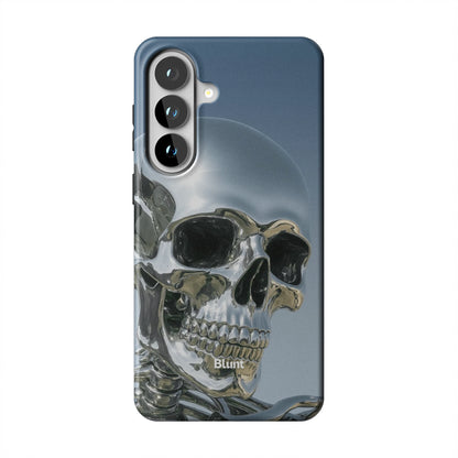 Chrome-Skull-samsung-case-Galaxy S26 Plus-1
