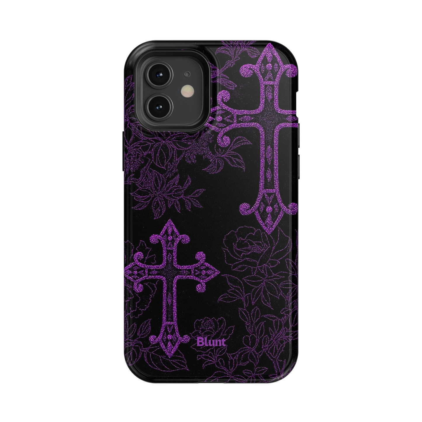 Purple Cross iPhone Case