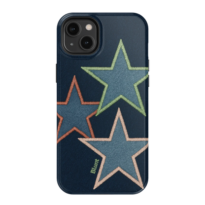 Neon Stars iPhone Case