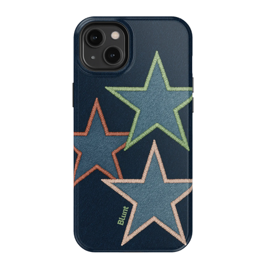 Neon Stars iPhone Case