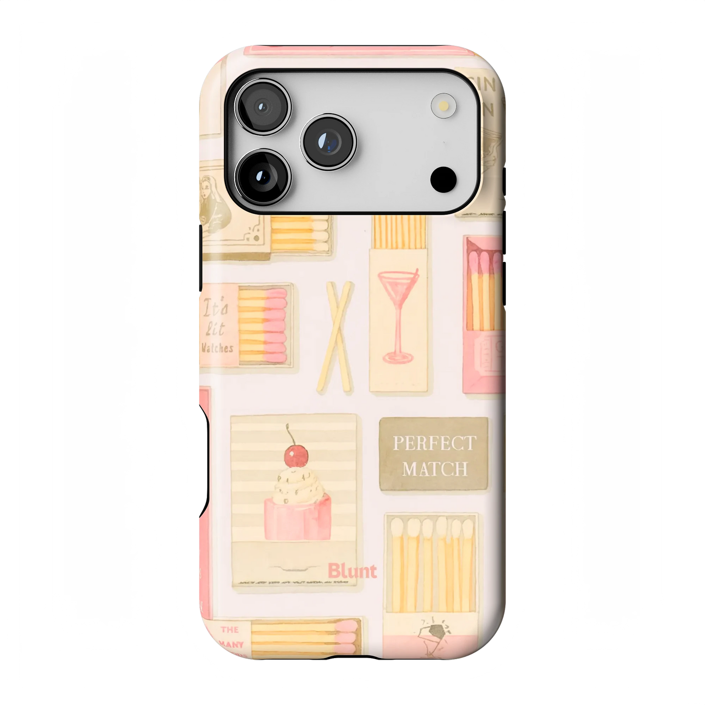 Pink Match iPhone Case