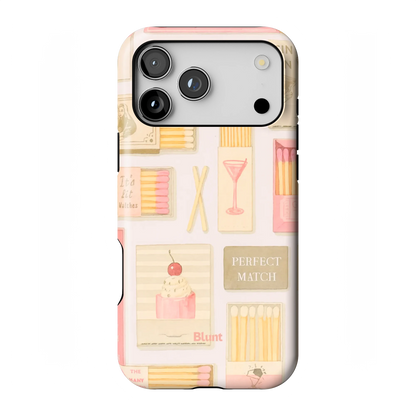 Pink Match iPhone Case