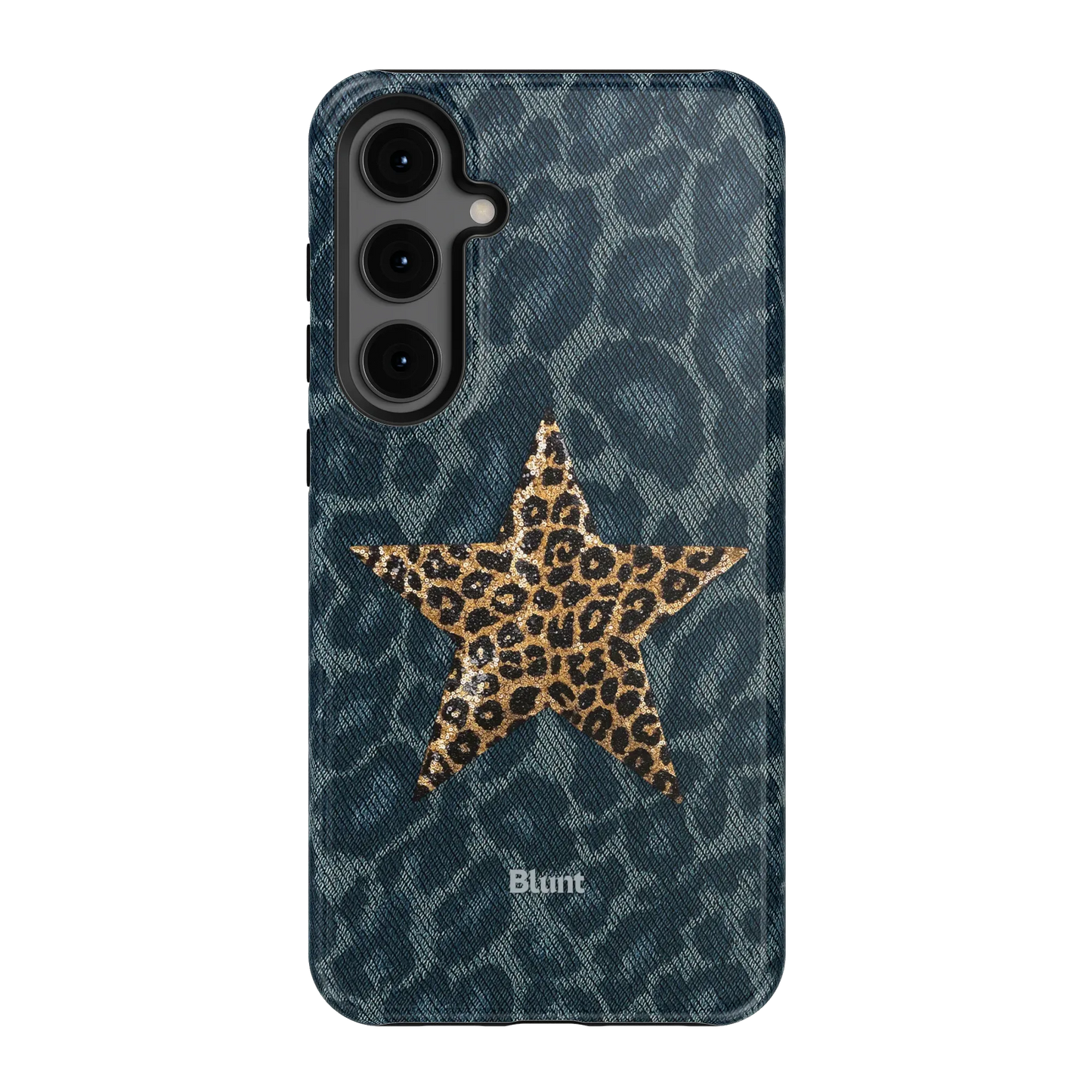 Denim Cheetah Samsung Case