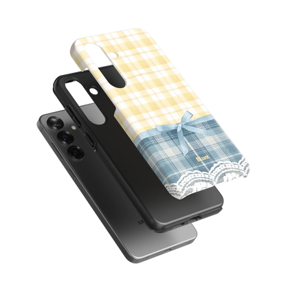 Blue-Lemonplaid-samsung-case-S25 Plus-3