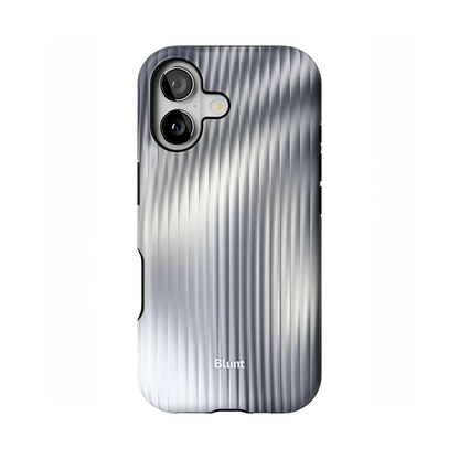 Silver Pulse iPhone Case