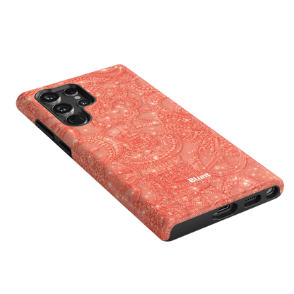Coral-Glam-samsung-case-Galaxy S22 Ultra-2