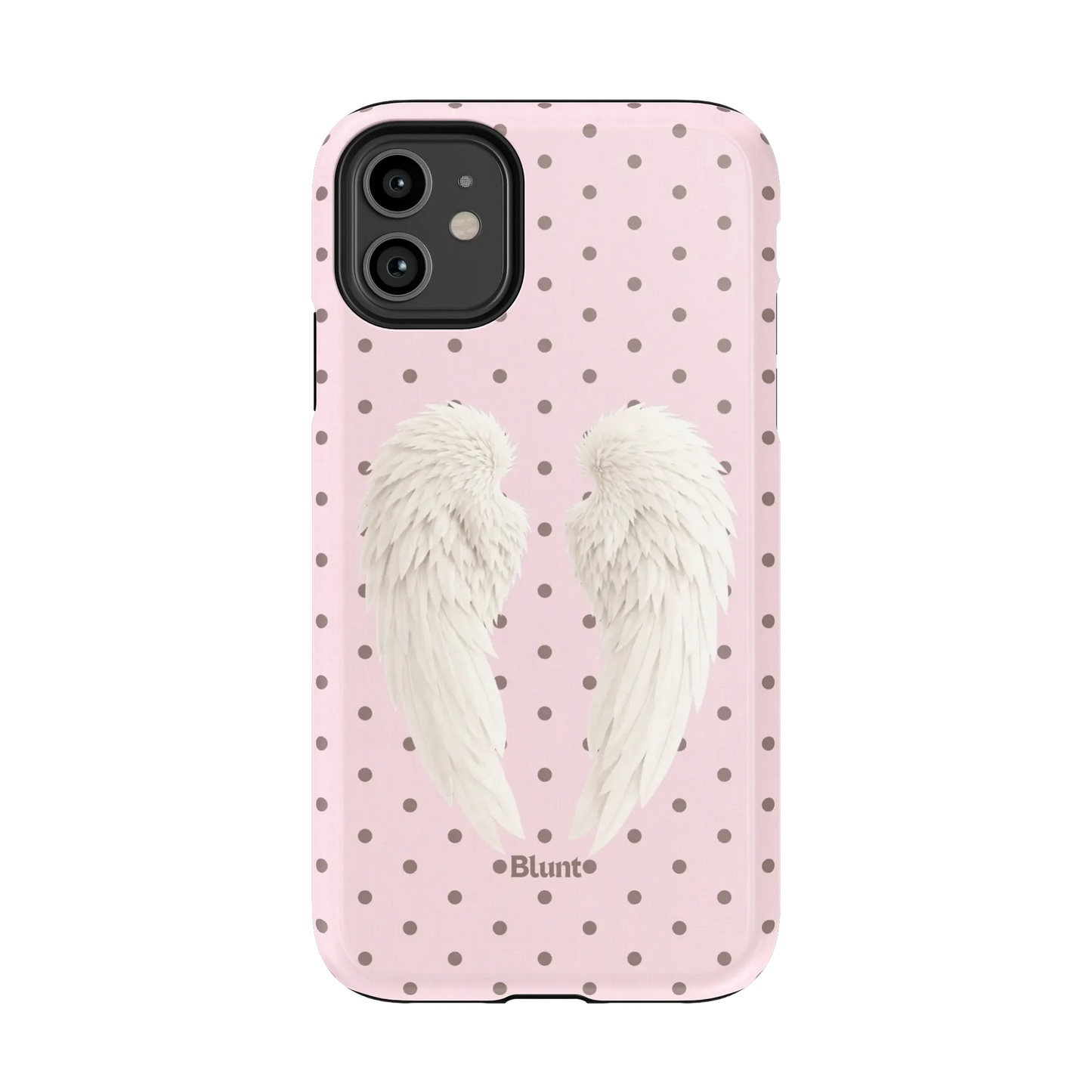 Pink Polka Wing iPhone Case