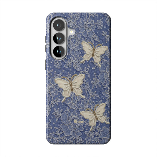 Blue-Lace-Butterfly-samsung-case-Galaxy S26 Plus-1
