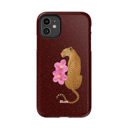 Burgundy Cleo iPhone Case