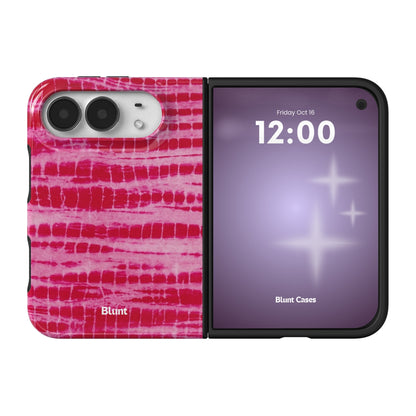 magenta-tracks-iphone-case iPhone 18 Duo case, view 1