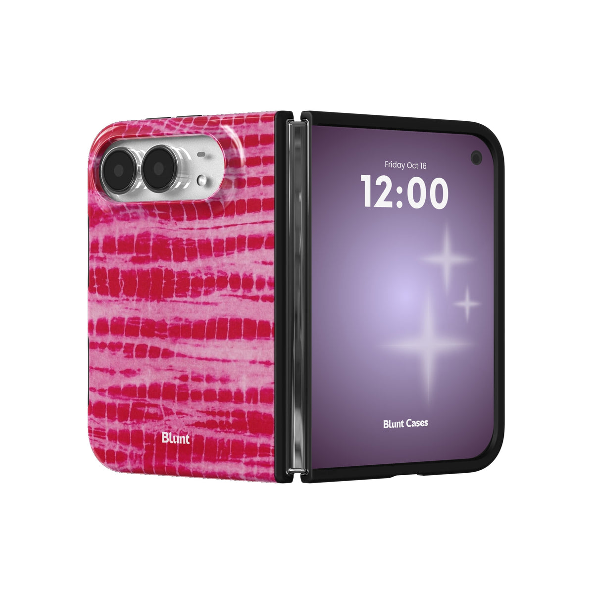 magenta-tracks-iphone-case iPhone 18 Duo case, view 3