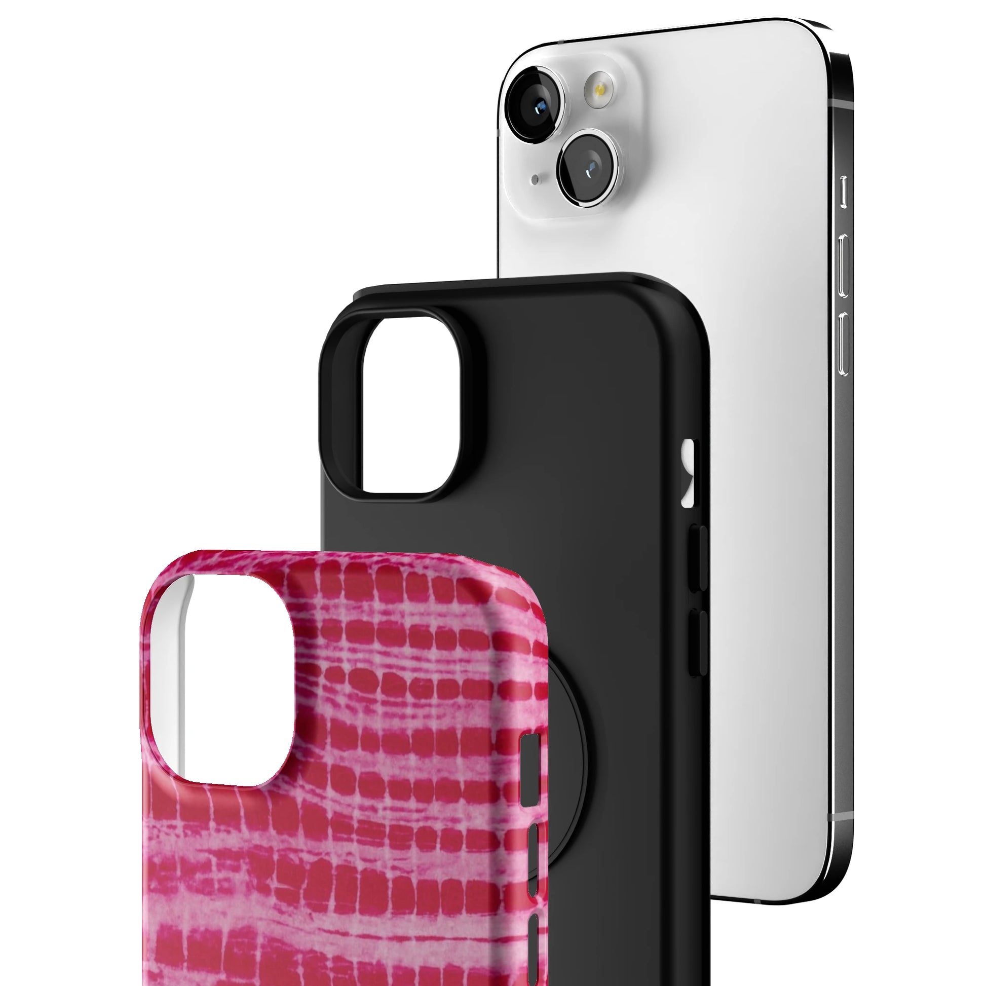 Magenta Tracks iPhone Case gallery - Iphone_14_Mini_Air_Plus_3