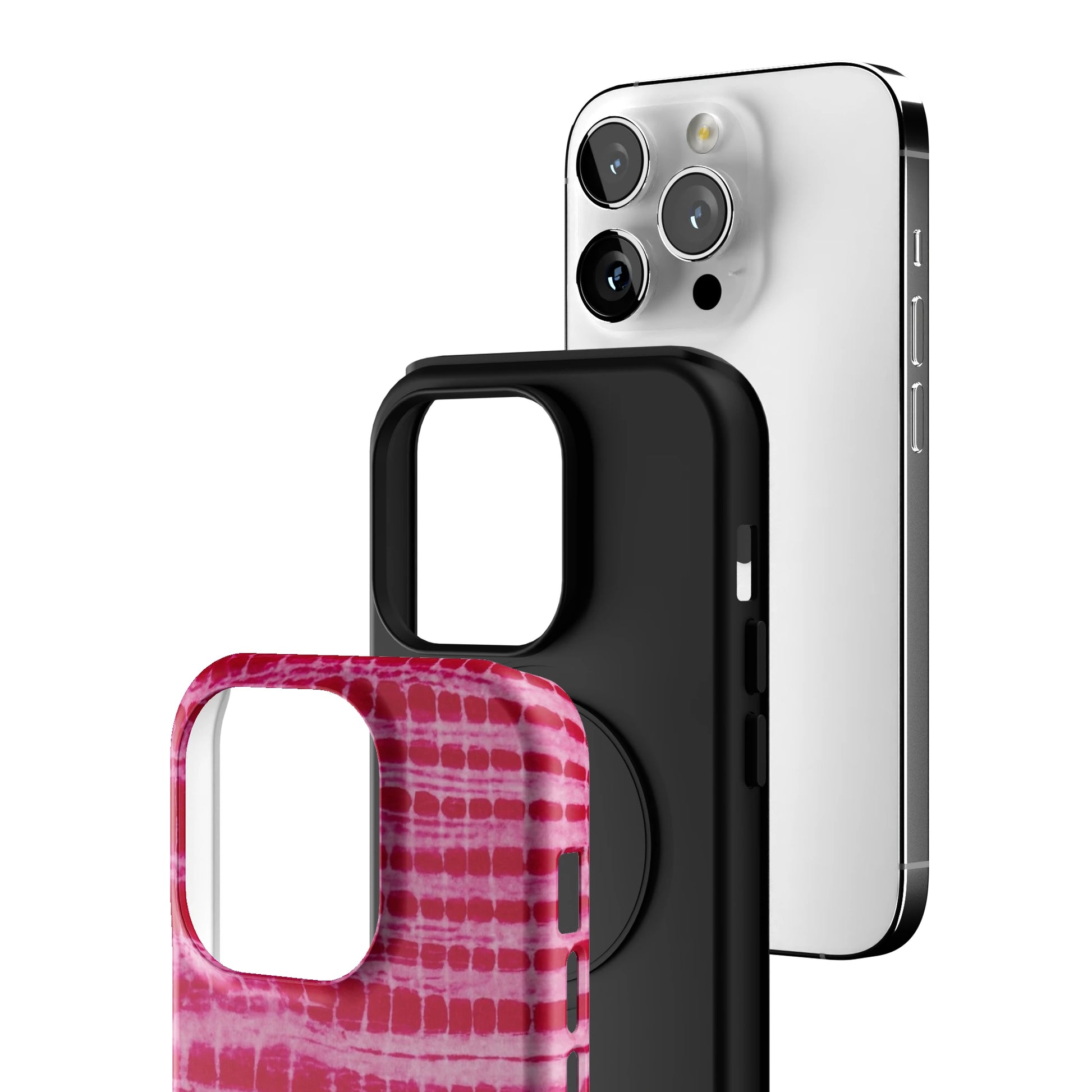 Magenta Tracks iPhone Case gallery - Iphone_14_Pro_3
