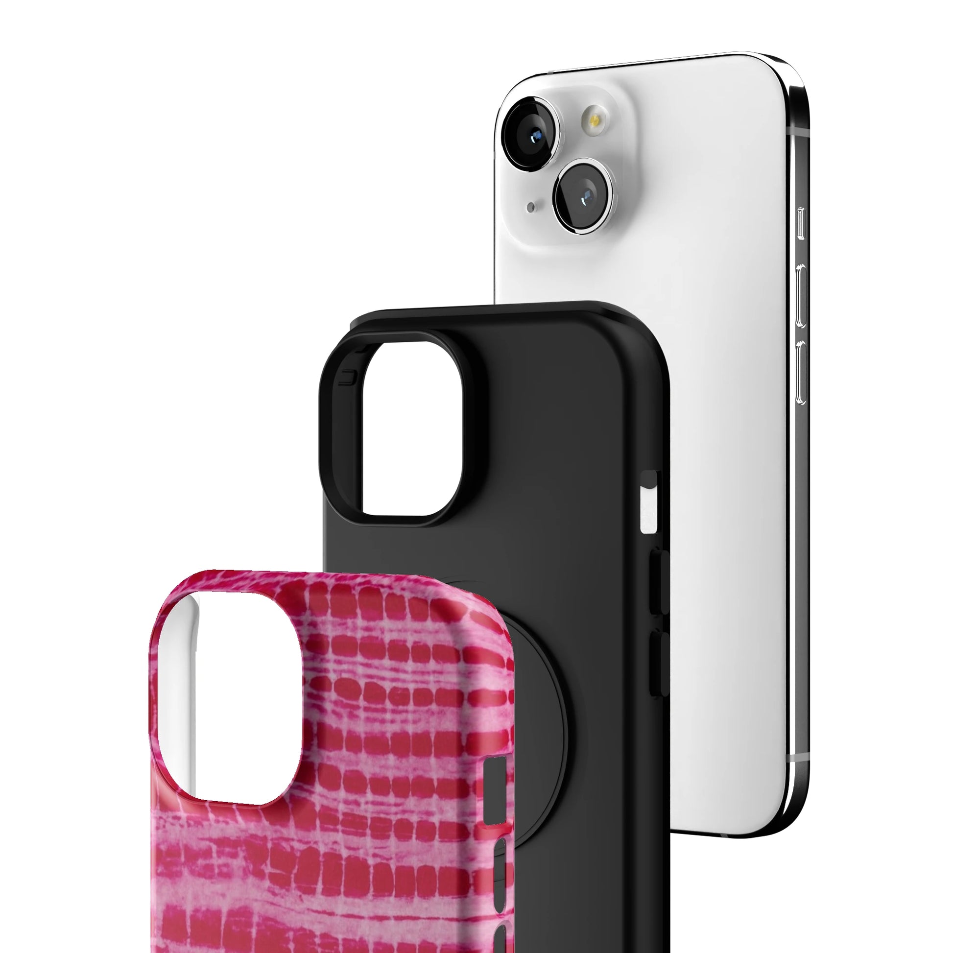 Magenta Tracks iPhone Case gallery - Iphone_15_Iphone_3