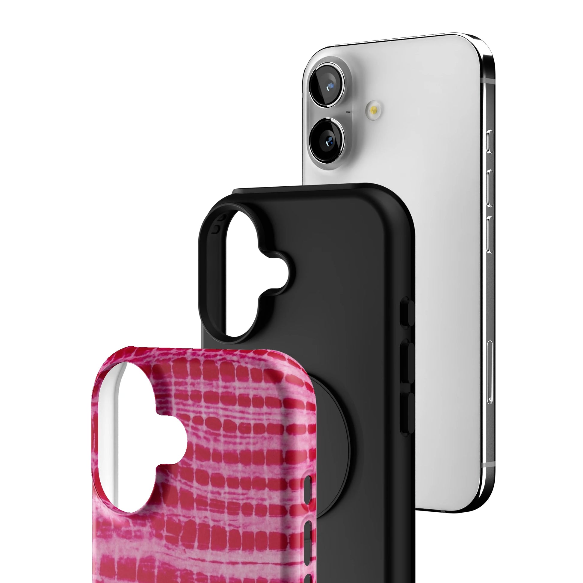 Magenta Tracks iPhone Case gallery - Iphone_16_Iphone_3
