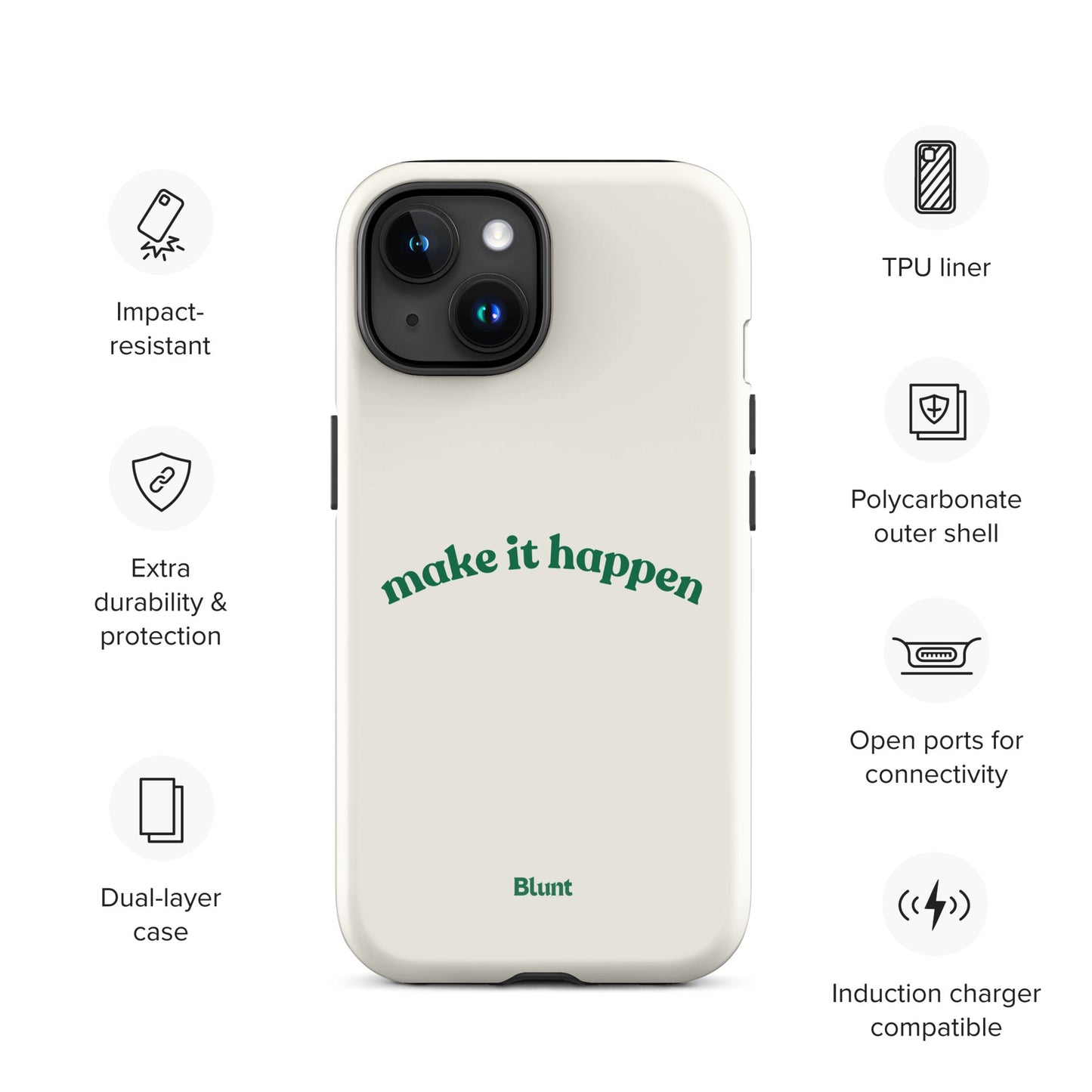 Make it Happen iPhone Case - blunt cases