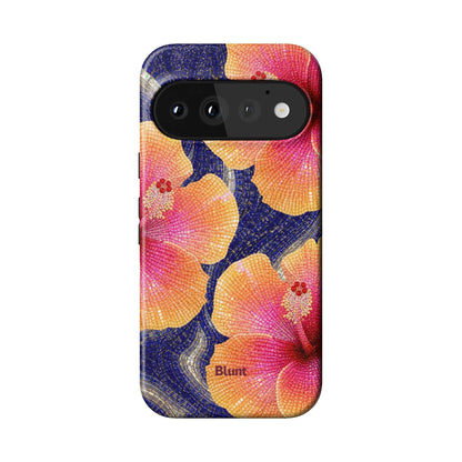 Marble Blossom Pixel Case - Blunt Cases