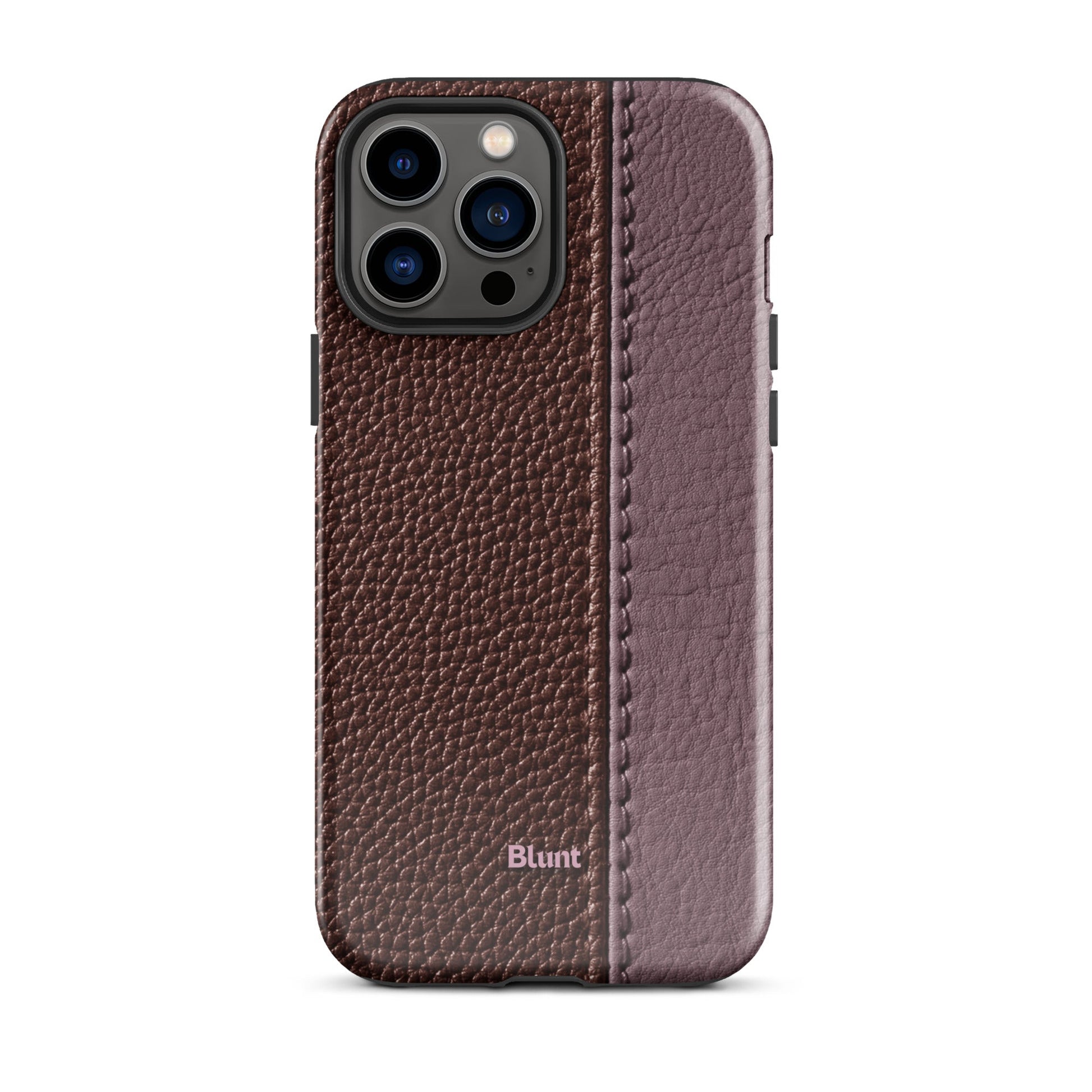 Maroon Grain iPhone Case - Blunt Cases