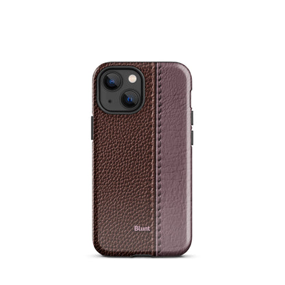 Maroon Grain iPhone Case - Blunt Cases