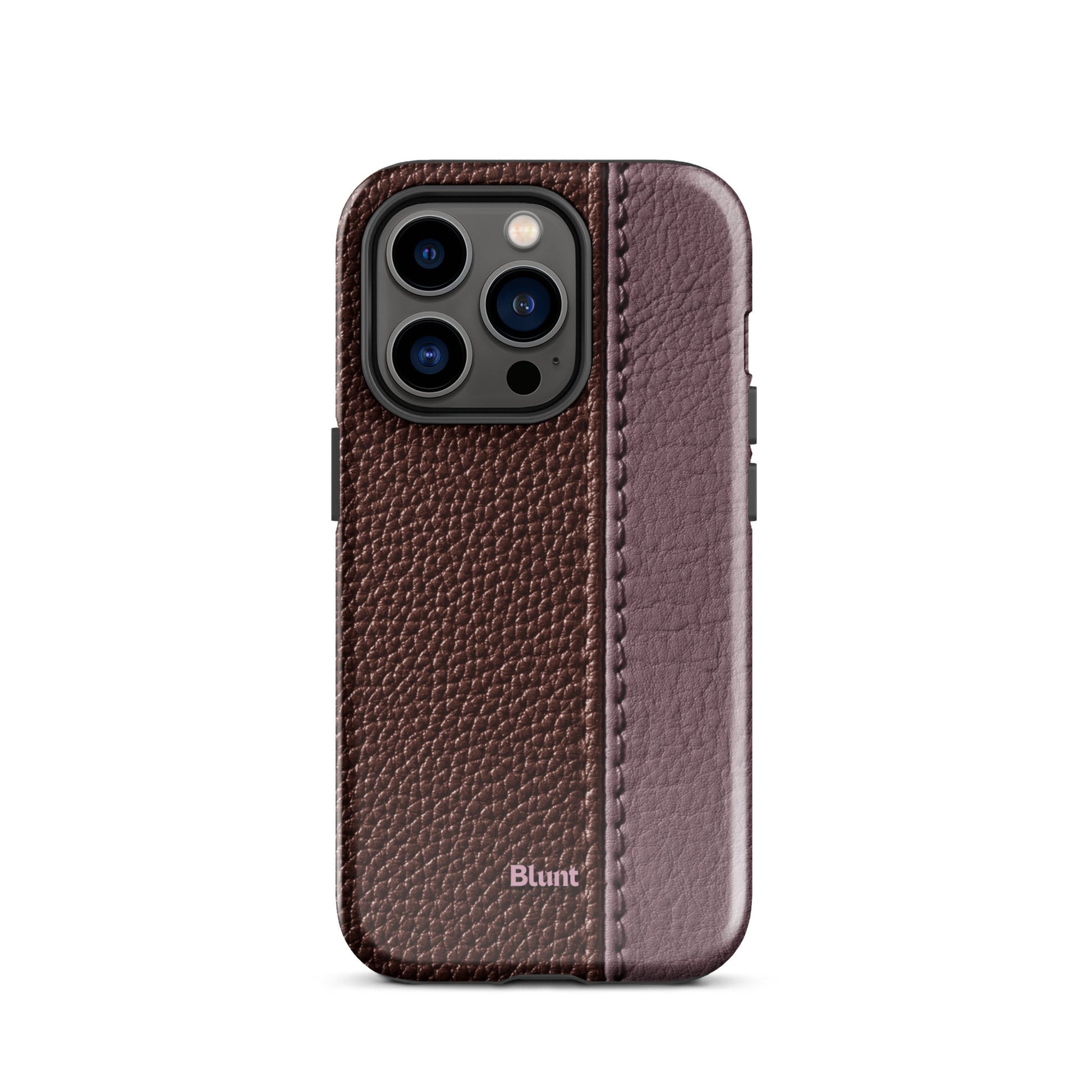 Maroon Grain iPhone Case - Blunt Cases