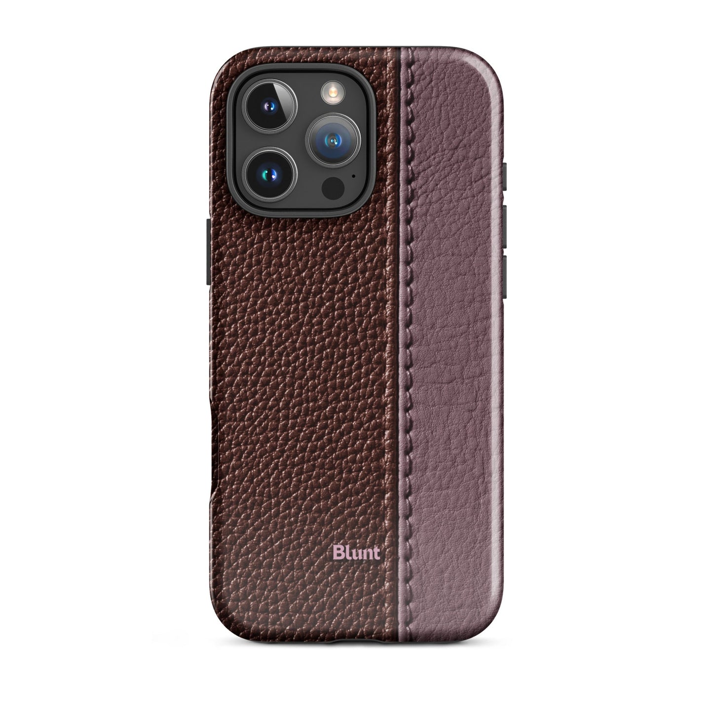 Maroon Grain iPhone Case - Blunt Cases