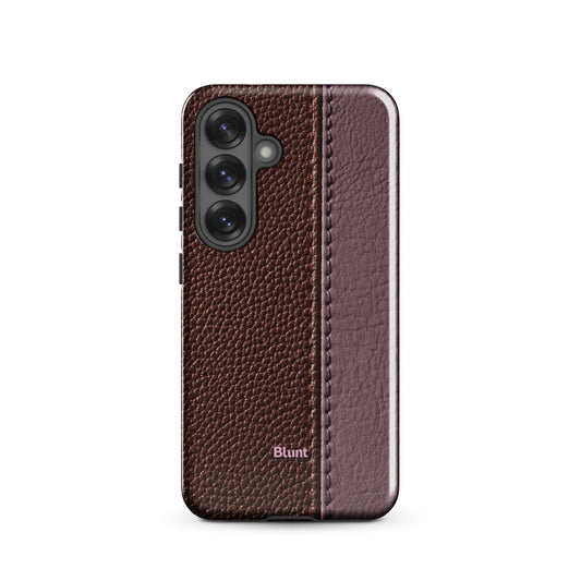 Maroon Grain Samsung Case - Blunt Cases