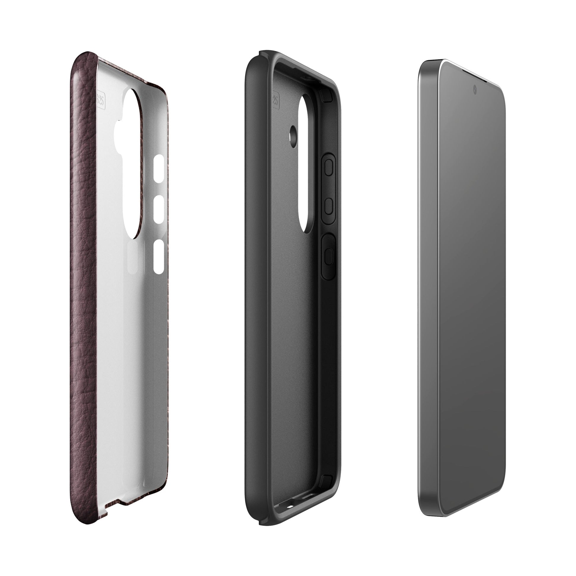 Maroon Grain Samsung Case - Blunt Cases