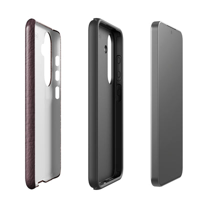 Maroon Grain Samsung Case - Blunt Cases
