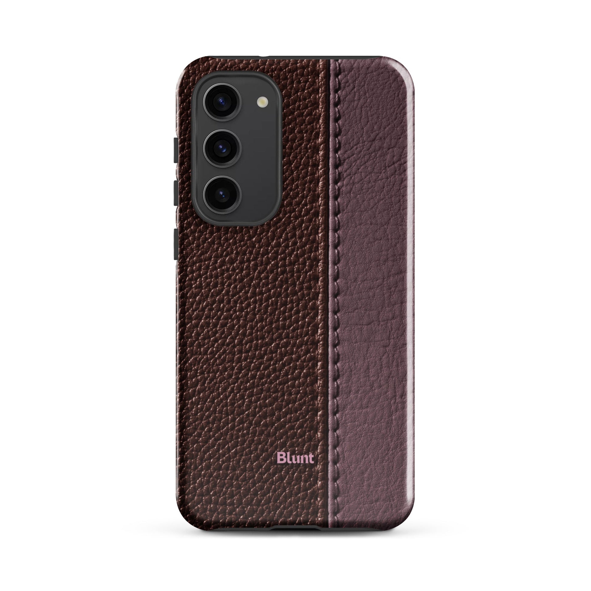 Maroon Grain Samsung Case - Blunt Cases