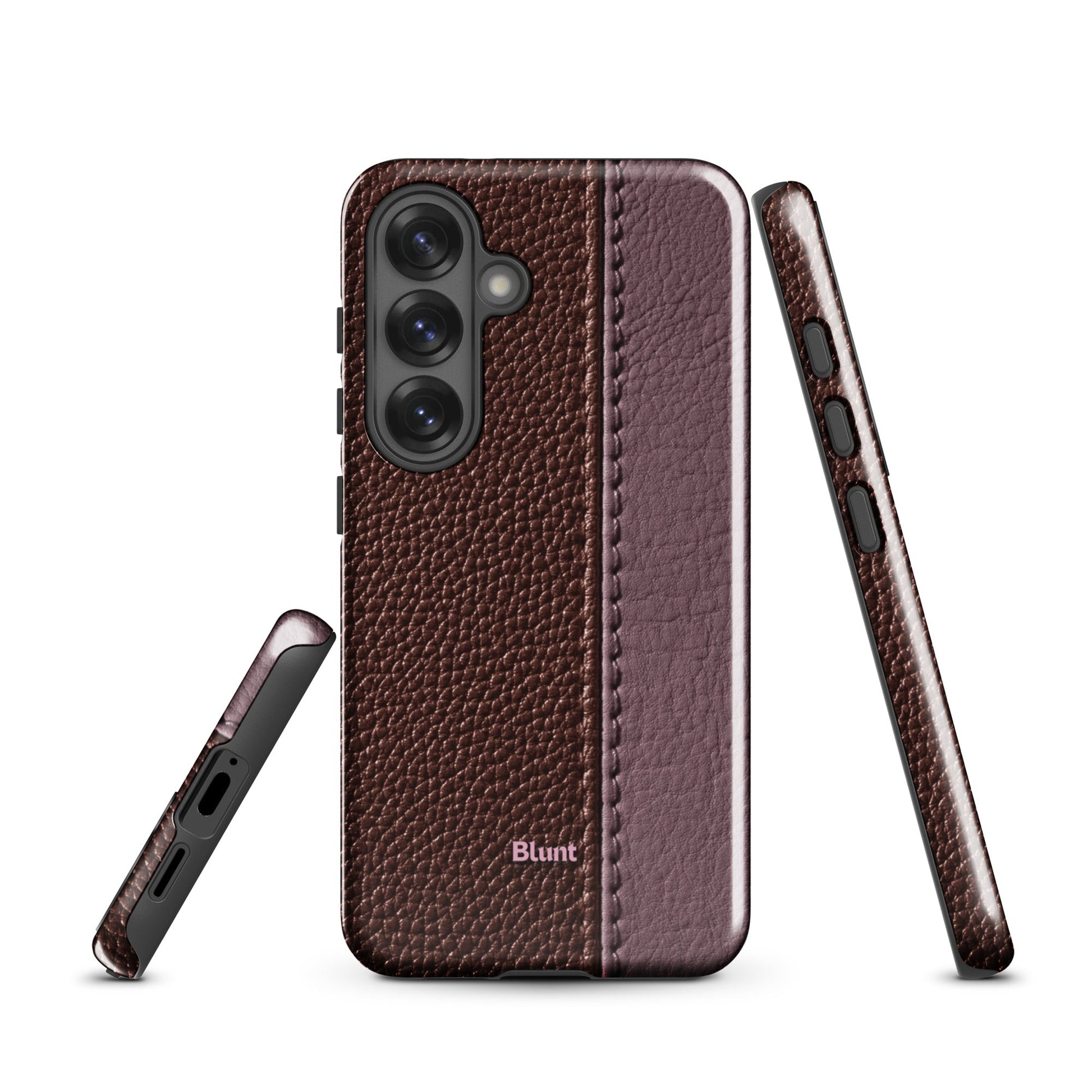 Maroon Grain Samsung Case - Blunt Cases