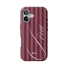 Maroon Retro Diva iPhone Case