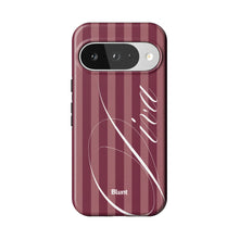 Maroon Retro Diva Pixel Case