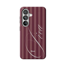 Maroon Retro Diva Samsung Case