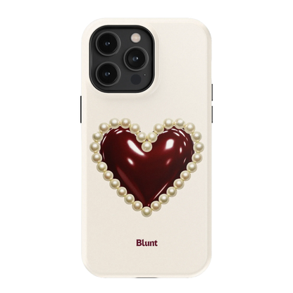 Maroon Muse iPhone Case