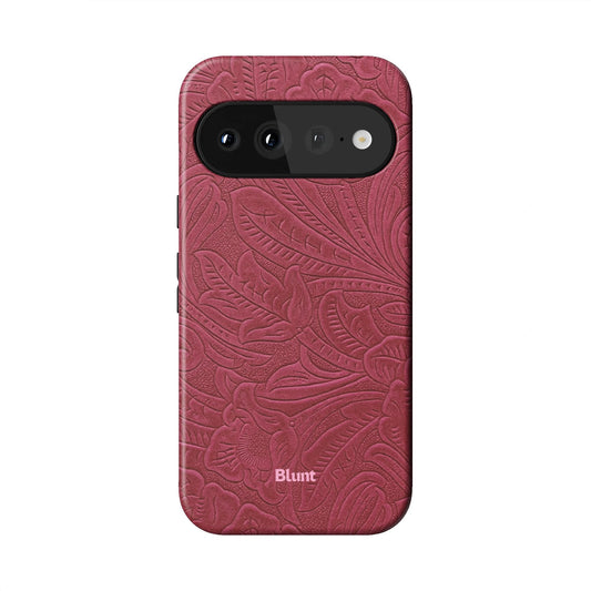 Mauve Leather Pixel Case - Blunt Cases