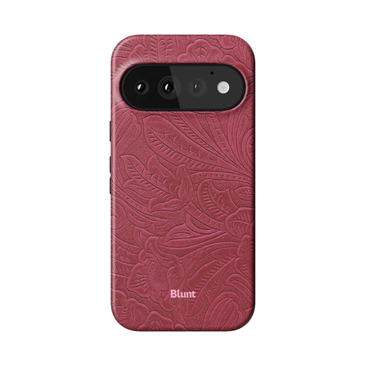 Mauve Leather Pixel Case - Blunt Cases