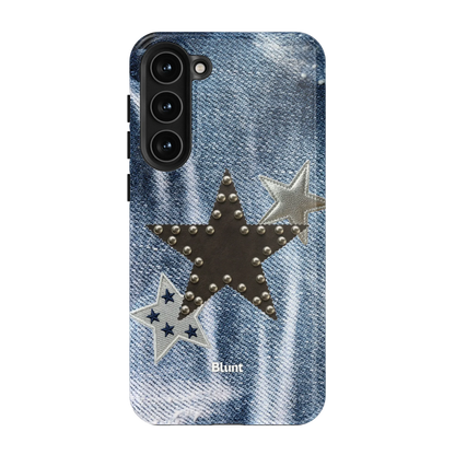 Denim Starstud Samsung Case