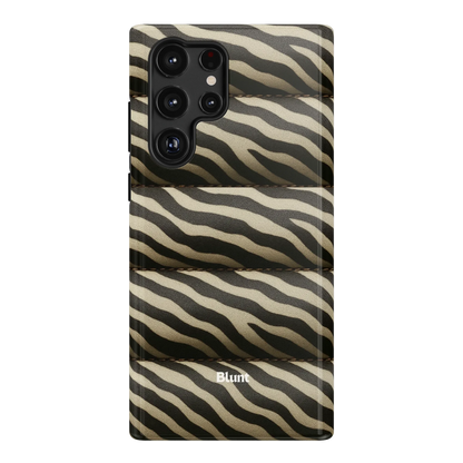 Zebra Puffer Samsung Case