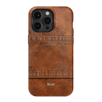 Chocolate Denim iPhone Case