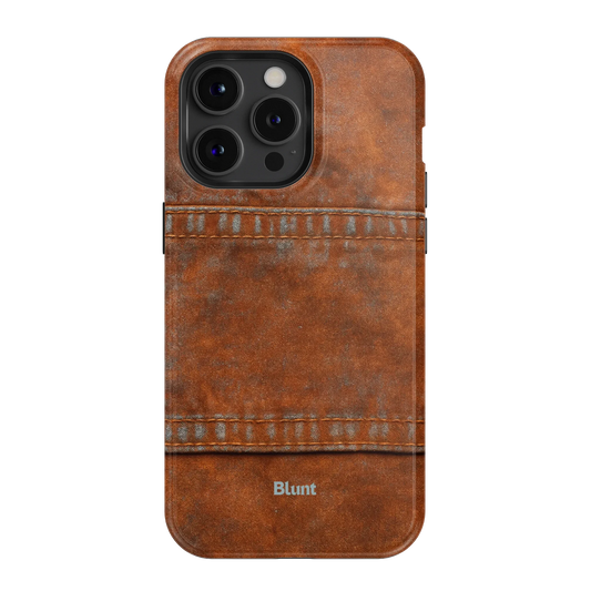 Chocolate Denim iPhone Case