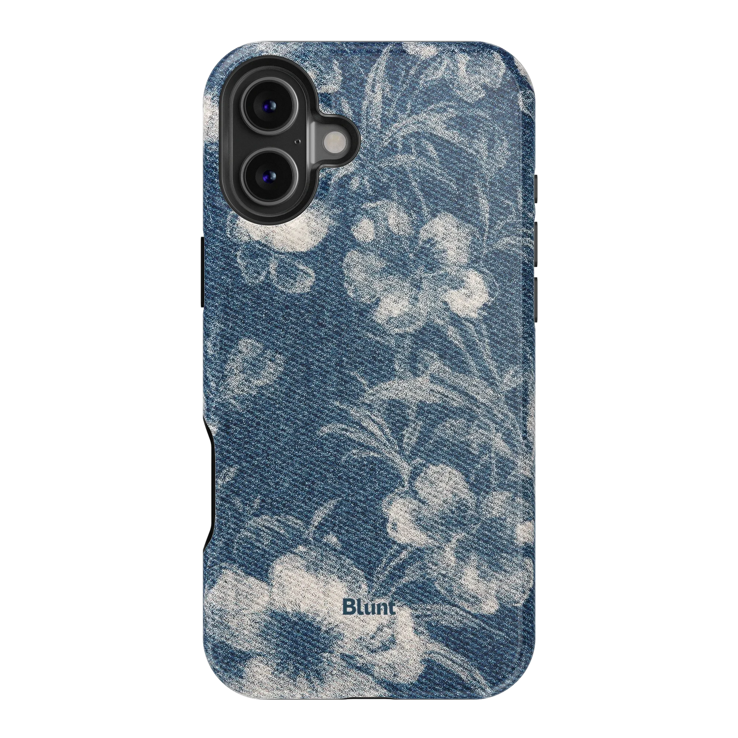 Denim Bloom iPhone Case