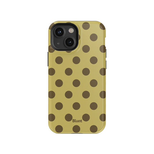 Sage Toffee Dot iPhone Case