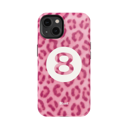 Pink Cheetah Magic 8 iPhone Case