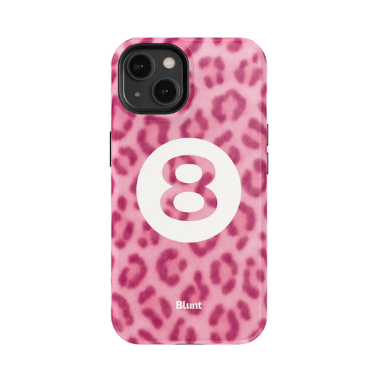 Pink Cheetah Magic 8 iPhone Case